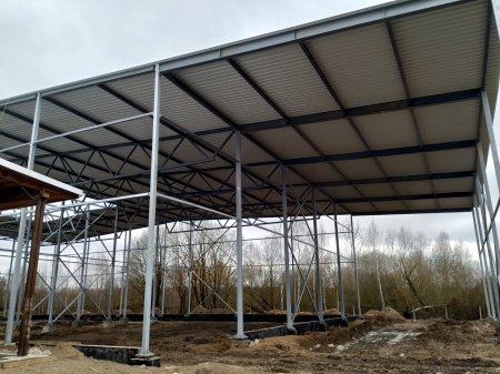 Навес в г. Ляховичи по ул. Трудовая