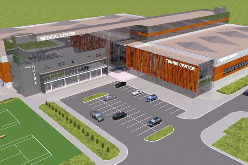 Закончены работы по строительству ФОК «Серебрянка»